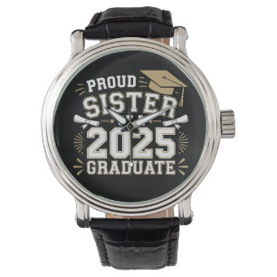 Trotse Zus Van Een Afgestudeerde Van De Klas Van 2 Horloge