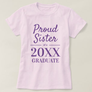 Trotse zus van een afstudeerfeest t-shirt