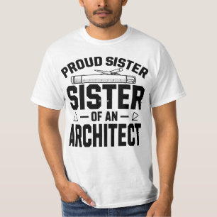 Trotse Zus van een Architect T-shirt