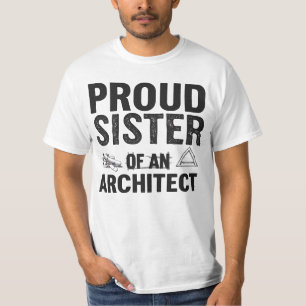 Trotse Zus van een Architect T-shirt