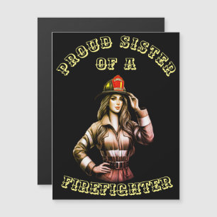 Trotse zus van een brandweerman hi tech