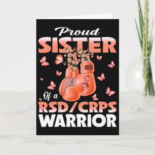 Trotse zus van een RSD CRPS Warrior Awareness Boxi Kaart