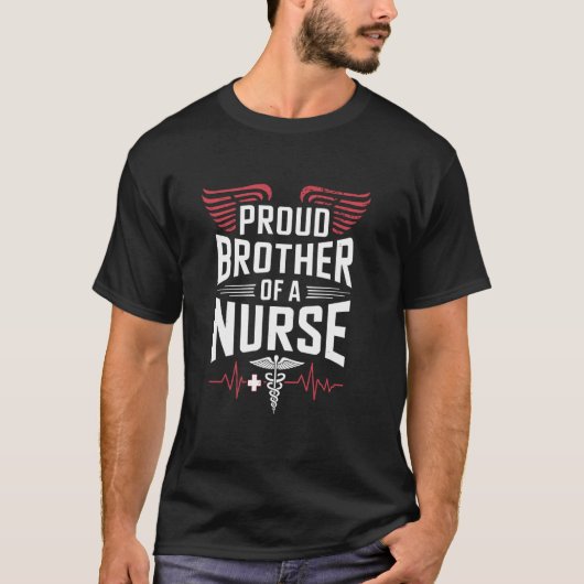 Trotse zuster Broeder Trotse broeder van een verpl T-shirt (Voorkant)