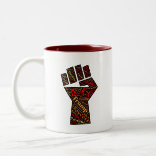 TROTSEER TRUMP EERSTE TWEEKLEURIGE KOFFIE-MOK KOFFIEMOK