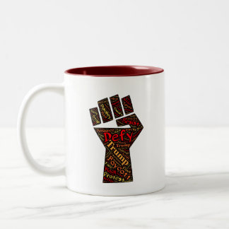 TROTSEER TRUMP EERSTE TWEEKLEURIGE KOFFIE-MOK KOFFIEMOK
