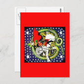 trotsky slaapt de tegenrevolutionaire draak briefkaart (Voorkant / Achterkant)