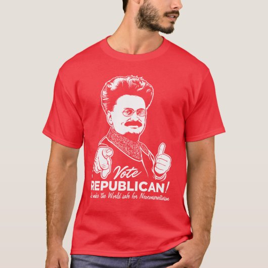 Trotsky Vote Republica Shirt (Voorkant)