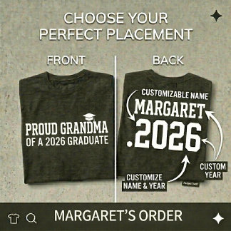 TROTSSE OMA Afstudeerklas 2026 Persoonlijk Afstude T-shirt