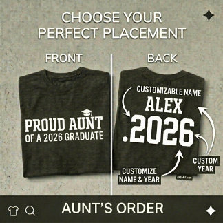 TROTSSE TANTE • Persoonlijke afstuderen gift Klas T-shirt