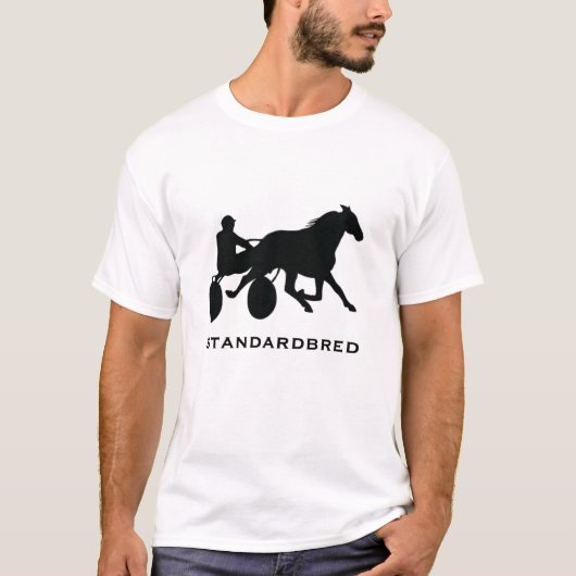 trotter, standaard gefokte t-shirt (Voorkant)