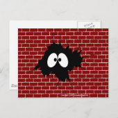 Trou dans la carte postale murale (Devant / Derrière)