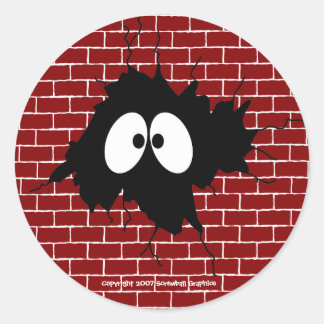 Trou dans les Stickers Mur