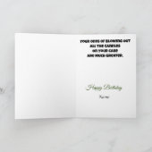 Trou Dans Un Funny Golf Carte Anniversaire (Intérieur)