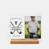 Trou Dans Une Photo De Golfeur (Recto)