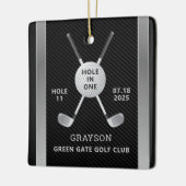 Trou De Golf Dans Un Ornement En Céramique (Gauche)