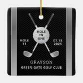 Trou De Golf Dans Un Ornement En Céramique (Dos)