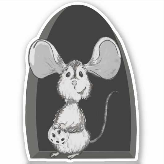 Trou de souris avec Sticker Cookie (Devant)