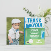 Trou en un Carte de remerciements de golf premier (Debout devant)