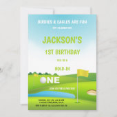 Trou en un Golf Invitation Anniversaire (Devant)