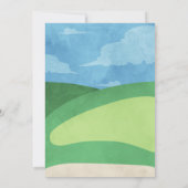 Trou en un Golf Invitation Première fête d'anniver (Dos)