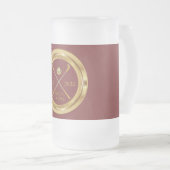 Trou-en-un - Mug en verre dépoli personnalisé (Devant droit)