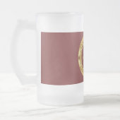 Trou-en-un - Mug en verre dépoli personnalisé (Gauche)