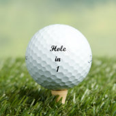 Trou en une balle de golf (T-shirt Insitu)
