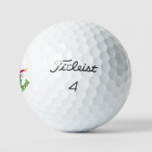 Trou Humoristique Dans Une Balle De Golf (Logo)