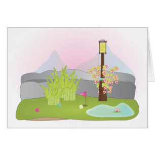 Trou miniature No.4 de terrain de golf