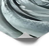 Trou noir et nuage de gaz bleu | AI Art Poster (Coin)