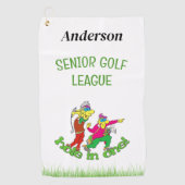 Trou supérieur dans une serviette de golf (Devant)