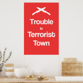 Trouble Dans La Ville Terroriste Garry'smod Poster (Cuisine)