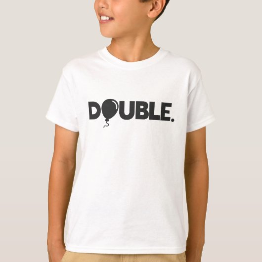 Trouble Double Funny Dad Son Daughter Matching T-shirt (Voorkant)