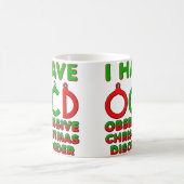 Trouble obsessionnel de Noël OCD Funny Mug (Centre)