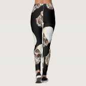 TROUBLED leggings - schedel (Achterkant)