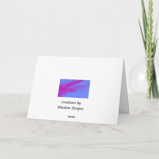 Troubled Times Wenskaart Kaart (Achterkant)