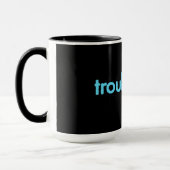 troubleguy! - mug bleu électrique (Gauche)