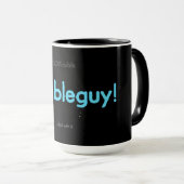 troubleguy! - mug bleu électrique (Devant droit)