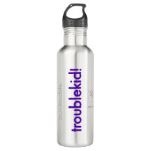 troublekid! bouteille d'eau en acier inoxydable