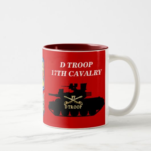 Troupe de D, 17ème tasse de la cavalerie M551 (Droit)