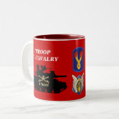 Troupe de F, 17ème tasse de la cavalerie M551 (Devant gauche)