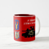 Troupe de F, 17ème tasse de la cavalerie M551 (Devant droit)