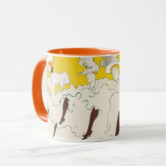 Troupe de Mademoiselle Eglantine, Toulouse Lautrec Mok (Voorkant links)