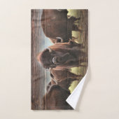 Troupeau de buffles (Serviette à main)