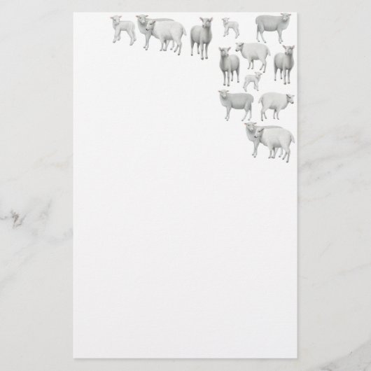 Troupeau de papeterie de moutons (Devant)