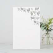 Troupeau de papeterie de moutons (Debout devant)