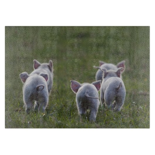 Troupeau de planche à découper de porcelets (Devant)