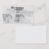 Troupeau des cartes de visite de dessin de moutons (Devant / Derrière)