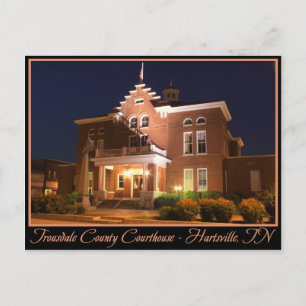 Trousdale County Courthouse - Hartsville, TN Briefkaart