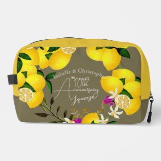 Trousse De Toilette 10th Wedding Anniversary Summer Lemon Squeeze